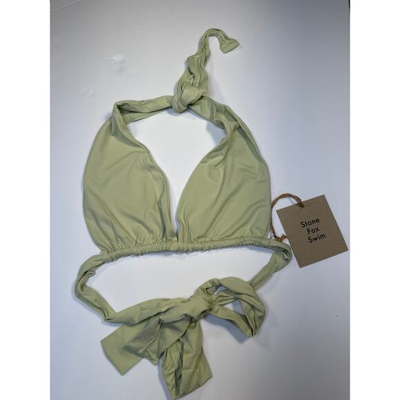 Stone Fox Swim Size XL Rico bikini Top Aloe Wash Beach Resort Cruise - Picture 3 of 8